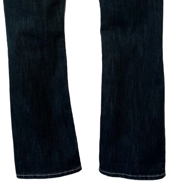 ZCO Jeans  Girls size 14 or Women's size 6  Silver Metallic Sequin  Stretch  GUC - Picture 2 of 11